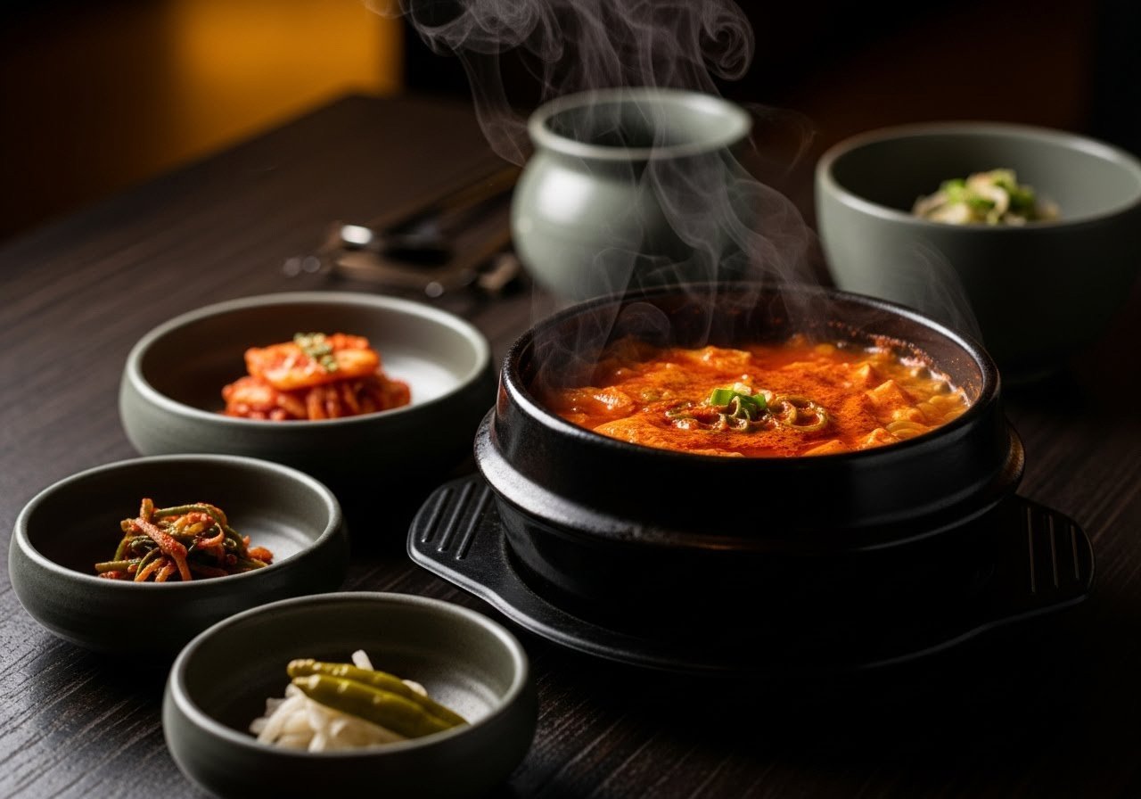 한식 음식점 내부